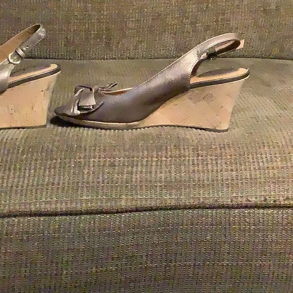 Clark’s bronze cork sling backs, size 8.5M - Picture 5 of 8